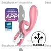 Hug Me estimulador de punto G con estimulacion de clitoris y manejo via APP